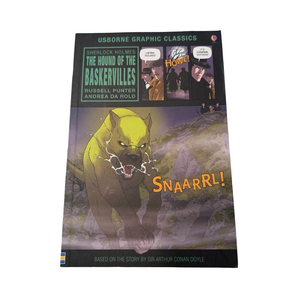 Sherlock Holmes The Hound of the Baskervilles Usborne Graphic Novel 2018 Punter